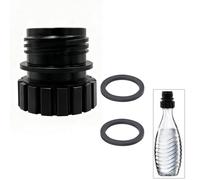 ZY-otu Adattatore per bottiglia di vetro Sodastream, compatibile con Crystal 0,7L & Terra, Quick Connect