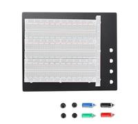 ZY206 Breadboard Protoboard Circuit Board Punto di connessione 2390 Bordo del pane per la prova elettrica Breadboard per il progetto di elettronica