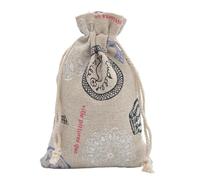 ZYAGH 10 Pezzi di Borsa in Lino di Cotone con Stampa Rosa Rossa Borsa con Coulisse for Caramelle Nuziali Borsa da Viaggio for Piccoli Oggetti Borsa Natalizia(Blue Tower)