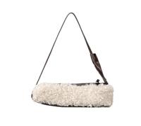 ZYAGH Borsa A Tracolla In Peluche In Stile Retrò Borsa In Pile Di Orsacchiotto Un'elegante Ascella Casual for Le Donne