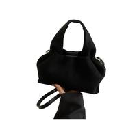 ZYAGH Borse for Gnocchi Nuvola Borsa A Mano Smerigliata Di Design Di Marca Borsa for Pranzo Borsa A Tracolla Con Chiusura Magnetica Retrò(Black)