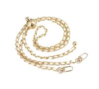 ZYAGH Catena for Borsa, Piccole Palline Dorate, Metallo Resistente alla Luce, Lunghezza Regolabile, Tracolla di Ricambio, Accessori for Tracolla di(Color-03)