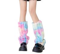 ZYAGH Knitted Leg Warmers, Warm And Sweet, Featuring A Heart And Cross Design(Caise)