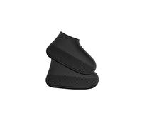 ZYAGH Waterproof Silicone Shoe Covers S/M/L Reusable Non-Slip Rain Boots Unisex Sneakers Protector(Black,S(26-34))