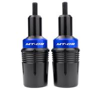 ZYAKOMO Adatto per YAMAHA MT-09 2024 2025 MT 09 2023 MT09 SP 2021 TRACER 9 GT FZ09 CNC Motorcycle Frame Sliders Pad Protezione Anticaduta (blu)