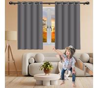 ZYANBIN Tende per Interni Oscuranti 300 x 80 cm Tenda Termica Isolante Freddo con Occhielli Tenda a Pannello Tende Moderne a Vela per Finestra Soggiorno Camera da Letto Balcone, Grigio Chiaro