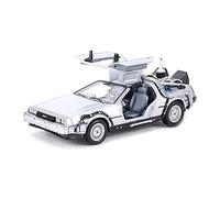 ZYAURA 1:24 DMC-12 Macchina Del Tempo Ritorno Al Futuro Auto Statico Pressofuso Veicoli Da Collezione Modello Di Auto Giocattoli(Back to the Future 2)
