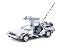 ZYAURA 1:24 DMC-12 Macchina Del Tempo Ritorno Al Futuro Auto Statico Pressofuso Veicoli Da Collezione Modello Di Auto Giocattoli(Back to the Future 1)