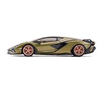 ZYAURA 1:24 Lamborghini Sian FKP 37 Red Sports Car Statico Die Cast Model model(B)