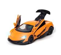 ZYAURA 1:32 Per: McLaren 600LT Modello Di Auto In Lega Die Cast Metal Supercar model Car Con Suono E Luce