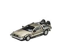ZYAURA 1/43 Modello Pressofuso For Auto Parte 1 2 3 Macchina Del Tempo DeLorean DMC-12 Per: Lega Metallica(A)