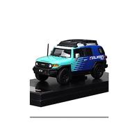 ZYAURA 1/64 Per: Die Cast Toyota Fj Land Cruiser Sw Modello In Metallo Simulazione In Lega Di Auto Statica(A)