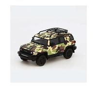 ZYAURA 1/64 Per: Die Cast Toyota Fj Land Cruiser Sw Modello In Metallo Simulazione In Lega Di Auto Statica(B)