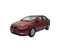 ZYAURA For 1:18 Diecast Model Kia Forte 2008 Red Alloy Car Miniature Collection Regali