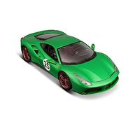 ZYAURA For 1:18 Ferrari 488 10th Anniversary Green Alloy Car Model Simulation Car Decoration