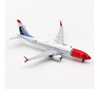 ZYAURA Immagine ambientale For: 1:400 Scale B737-8MAX LN-BKA Airline Aircraft Model Alloy Aircraft Model
