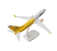 ZYAURA Immagine ambientale For: Alloy Metal Ukrainian Airbee Airlines Boeing 737 B737 Die Casting Aircraft Model