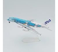 ZYAURA Immagine ambientale Per: 1/500 16 CENTIMETRI ANA Tartaruga Pittura Airbus A380 Modello di Aeromobile Modello Pressofusione In Metallo Modello di Aeromobile ANA Airways