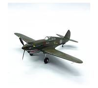 ZYAURA Immagine ambientale Per: 1:72 American P-40B Flying Tigers Fighter Seconda Guerra Mondiale Modello di aereo ABS Simulazione statica Ornamento