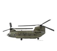 ZYAURA Immagine ambientale Per: Academy 12624 aereo 1/144 CH47D/F/J/HCMK elicottero modello militare