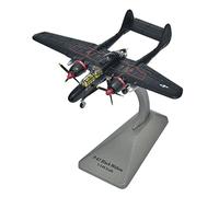 ZYAURA Immagine ambientale Per: Die Cast Scala 1:144 P-61B Night Fighter P61B US WWII Modello di aeromobile in lega di aerei militari