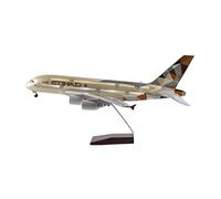 ZYAURA Immagine ambientale Per: Emirati Arabi Uniti Airbus 380 Modello di aereo 1/160 Modello di aereo in resina pressofusa