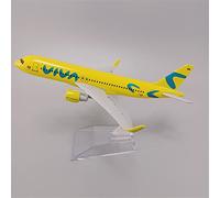 ZYAURA Immagine ambientale Per: Lega di metallo Viva Air Airbus 320 A320 Modello di aeromobile di linea Airways Modello di aeromobile pressofuso