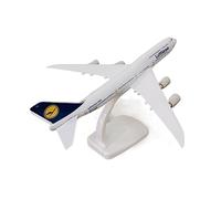ZYAURA Immagine ambientale Per: modello di aereo Boeing 747-8 in lega di metallo Air Lufthansa B747