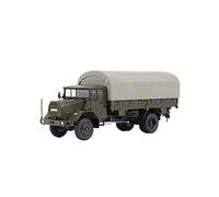 ZYAURA Modello Di Autocarro A Pianale Piatto For Trasporto Speciale Dell'esercito MAN-630 Per:Die Cast 1/43