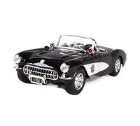 ZYAURA Per 1:18 1965 Chevrolet Corvette Classic Lega Retro Car Model Classic Car Model Car Decoration Collection Regalo(C)