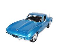 ZYAURA Per 1:18 1965 Chevrolet Corvette Classic Lega Retro Car Model Classic Car Model Car Decoration Collection Regalo(E)