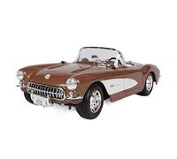 ZYAURA Per 1:18 1965 Chevrolet Corvette Classic Lega Retro Car Model Classic Car Model Car Decoration Collection Regalo(B)