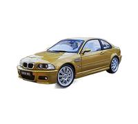 ZYAURA Per 1:18 BMW BMW E46 M3 Modello Auto Lega Modello Il Fidanzato Regalo Di Compleanno Pressofusione Giocattoli Per Bambini(Beige)
