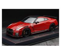 ZYAURA Per 1:18 Nissan GTR R35 Nismo 2020 Metallic Red Edizione Limitata Resina Metallo Statico Modello Di Auto Giocattolo Regalo
