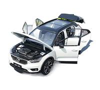 ZYAURA Per 1/18 NUOVA Volvo XC40 SUV Diecast In Metallo Auto SUV Modello Regalo Collezione Hobby Bianco Colore Blu Ragazzi Giocattoli(White)
