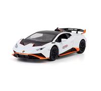 ZYAURA Per: 1:24 Modello Di Supercar Lamborghini In Lega Ad Alta Simulazione Con Suono E Luce In Metallo(C)