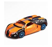 ZYAURA Per 1:32 Bugatti Veyron Supercar Giocattolo In Lega Auto Diecasts Veicoli Suono E Luce Modello Giocattoli Da Collezione Regalo(B)