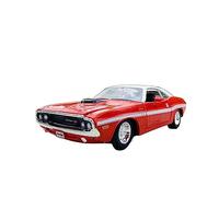 ZYAURA Per:2008 Dodge Challenger Simulation 1:24 Collezione Di Ornamenti Artigianali(B)