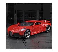 ZYAURA Per:Bugatti Lavoiturenoire Black Dragon Supercar 1:24 Auto In Lega Modello In Metallo Suono E Luce For Auto(D)