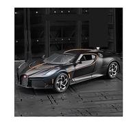 ZYAURA Per:Bugatti Lavoiturenoire Black Dragon Supercar 1:24 Auto In Lega Modello In Metallo Suono E Luce For Auto(A)