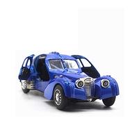 ZYAURA Per: Bugatti Type 57SC Alloy Car 1:28 Model Metal Simulation Sound And Light(A)