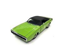 ZYAURA PER:Fast And Furious 1970 Dodge Charger R/T Alta Riproduzione Die Cast 1:24 Model Car