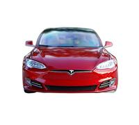 ZYAURA PER LA Fabbrica Originale Autentico 1/18 TESLA MODEL S P100D Modellino Di Auto Da Collezione(Red)