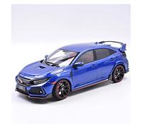 ZYAURA Per LCD Diecast Modello Di Auto Honda Civic H Type-R Fk8 1:18 In Lega Di Simulazione Modello Di Auto (PICCOLO REGALO(Blue)