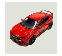 ZYAURA Per LCD Diecast Modello Di Auto Honda Civic H Type-R Fk8 1:18 In Lega Di Simulazione Modello Di Auto (PICCOLO REGALO(Red)
