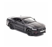 ZYAURA Per: Lega Nera Opaca Ford Mustang Tirare Indietro Modello Pressofuso For Auto Retrò 1:36