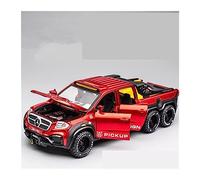 ZYAURA PER: Mercedes-Benz Classe X 6 * 6 Pickup In Lega Di Pneumatici 1:28 Modello Fuoristrada In Metallo Pressofuso(C)