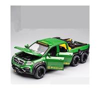 ZYAURA PER: Mercedes-Benz Classe X 6 * 6 Pickup In Lega Di Pneumatici 1:28 Modello Fuoristrada In Metallo Pressofuso(B)