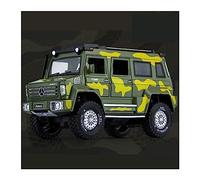 ZYAURA Per: Mercedes-Benz Unimog U5000 Camouflage Alloy Car Model 1:28 Veicolo Fuoristrada(A)