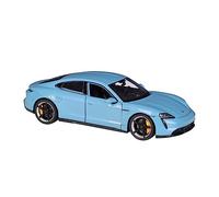 ZYAURA Per:Porsche Taycan Turbo S Sports Car Black Simulation 1:24 Car Model Crafts(A)